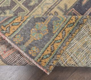 Vintage Patchwork Runner Rug - Thumbnail