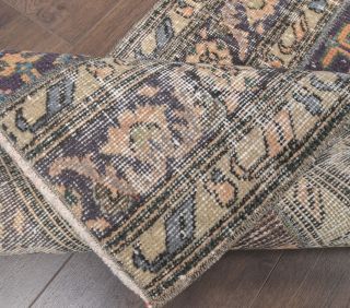 Vintage Patchwork Runner Rug - Thumbnail