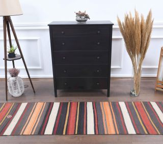 2x9 Wool Vintage Runner Rug - Thumbnail