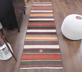 2x9 Wool Vintage Runner Rug - Thumbnail