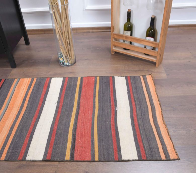 2x9 Wool Vintage Runner Rug