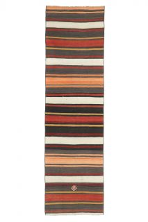 2x9 Wool Vintage Runner Rug - Thumbnail