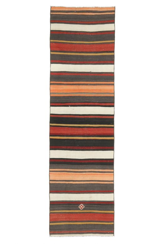 2x9 Wool Vintage Runner Rug