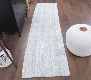 2x9 Wool Vintage Runner Rug - Thumbnail