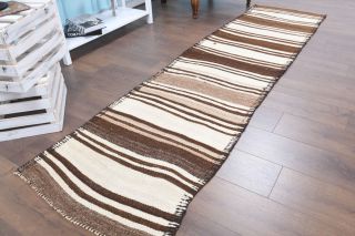 2x9 Wool Vintage Runner Rug - Thumbnail