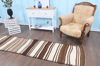 2x9 Wool Vintage Runner Rug - Thumbnail