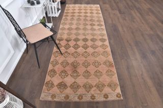 3x10 Vintage Handwoven Rug Runner - Thumbnail