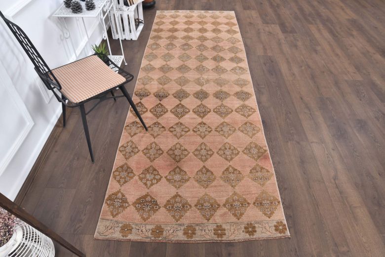 3x10 Vintage Handwoven Rug Runner