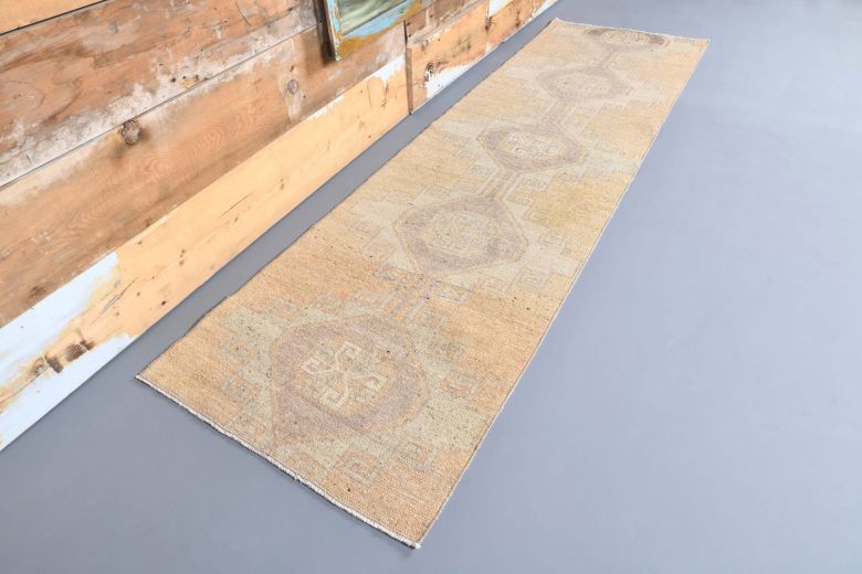 Vintage Beige Runner Rug