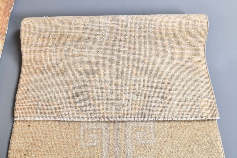 Vintage Beige Runner Rug