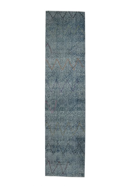 Blue Vintage Runner Rug