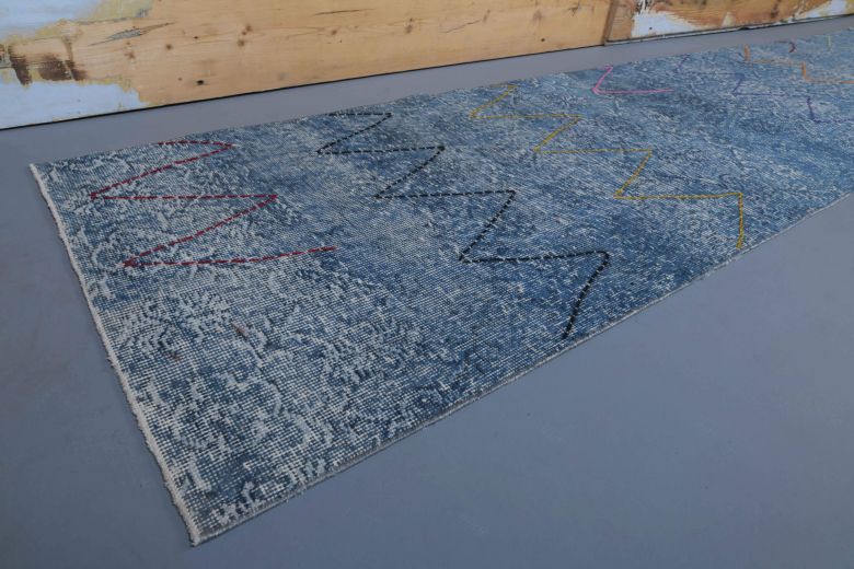 Blue Vintage Runner Rug