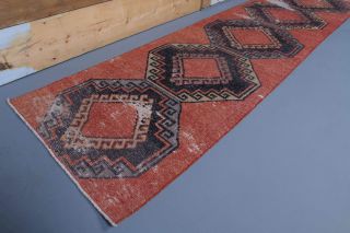 Vintage Red Runner Rug - Thumbnail