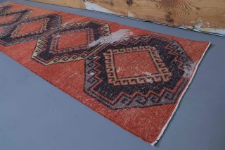 Vintage Red Runner Rug - Thumbnail