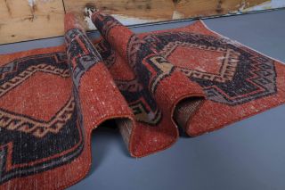 Vintage Red Runner Rug - Thumbnail