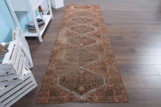 Vintage Handwoven Runner Rug - Thumbnail