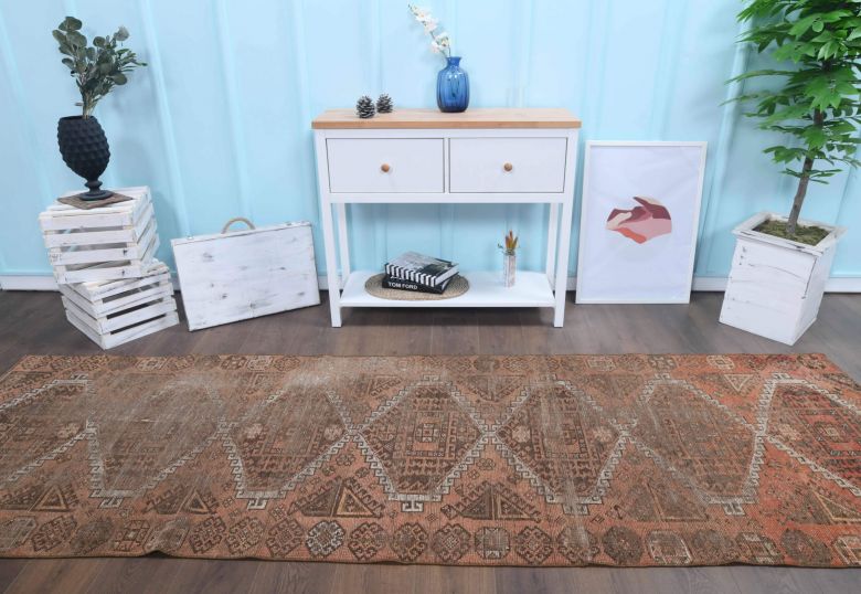 Vintage Handwoven Runner Rug