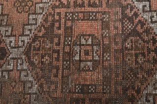 Vintage Handwoven Runner Rug - Thumbnail