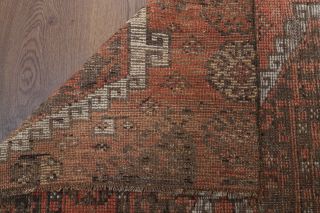 Vintage Handwoven Runner Rug - Thumbnail