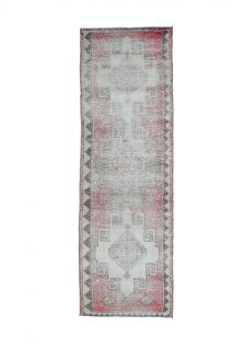 Distressed Vintage Runner Rug - Thumbnail