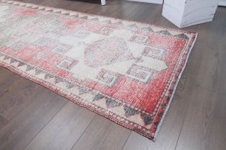 Distressed Vintage Runner Rug - Thumbnail