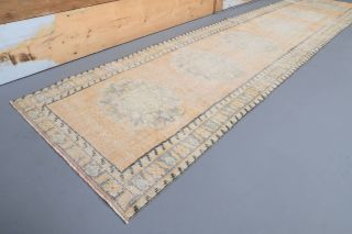 Vintage Low Pile Runner Rug - Thumbnail