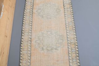 Vintage Low Pile Runner Rug - Thumbnail