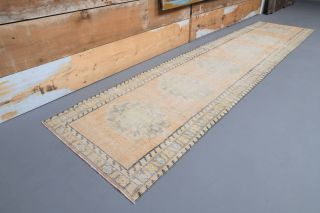 Vintage Low Pile Runner Rug - Thumbnail