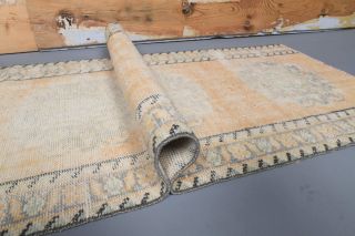 Vintage Low Pile Runner Rug - Thumbnail