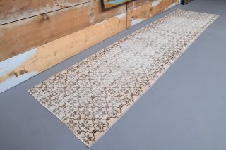 Vintage Low Pile Runner Rug - Thumbnail