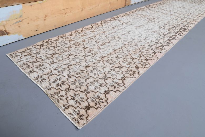 Vintage Low Pile Runner Rug