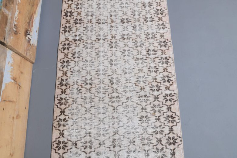 Vintage Low Pile Runner Rug