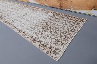 Vintage Low Pile Runner Rug - Thumbnail