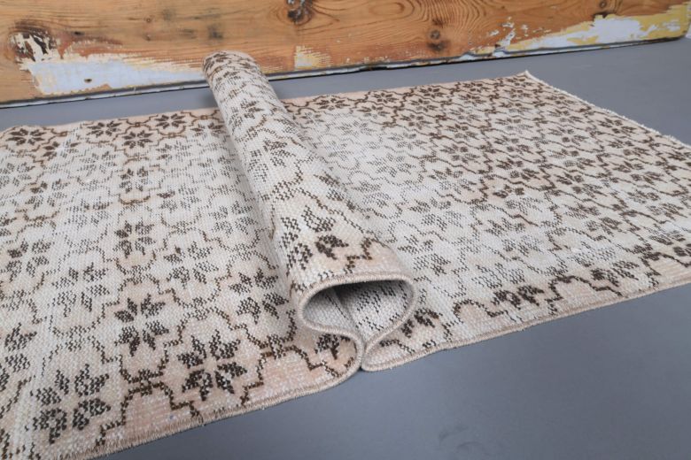 Vintage Low Pile Runner Rug