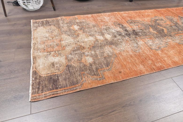 Vintage Orange Runner Rug