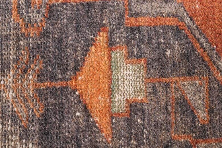 Vintage Orange Runner Rug