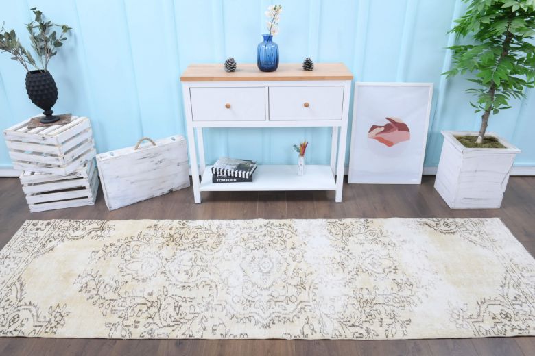 Vintage Oushak Runner Rug