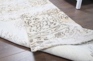 Vintage Oushak Runner Rug - Thumbnail
