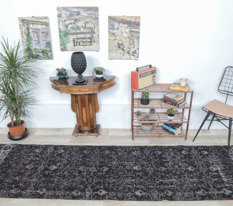 3x10 Vintage Handwoven Rug Anatolian Runner