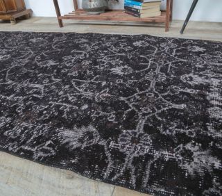 3x10 Vintage Handwoven Rug Anatolian Runner - Thumbnail