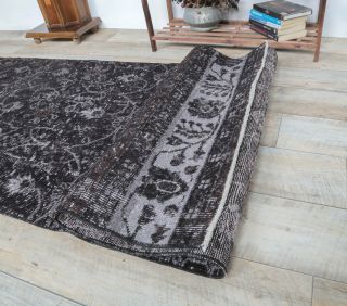 3x10 Vintage Handwoven Rug Anatolian Runner - Thumbnail