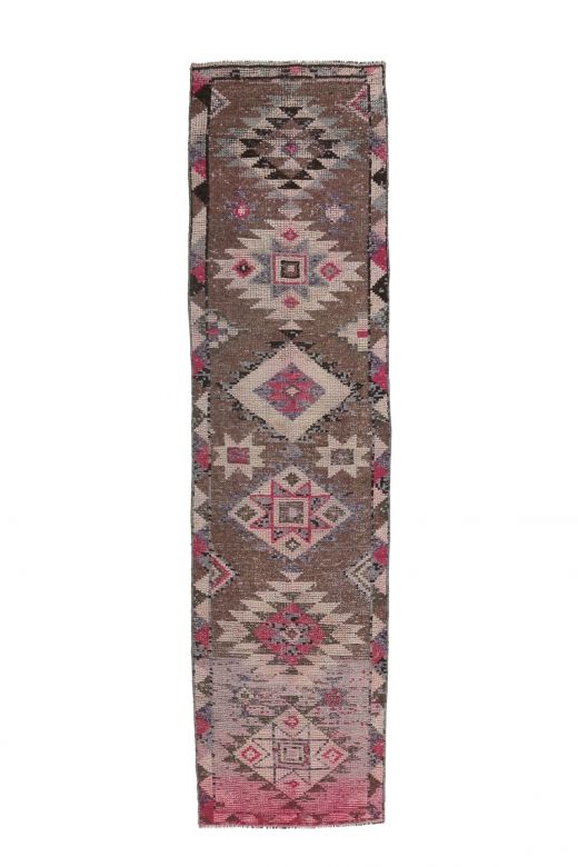 Vintage Anatolian Runner Rug - 24369