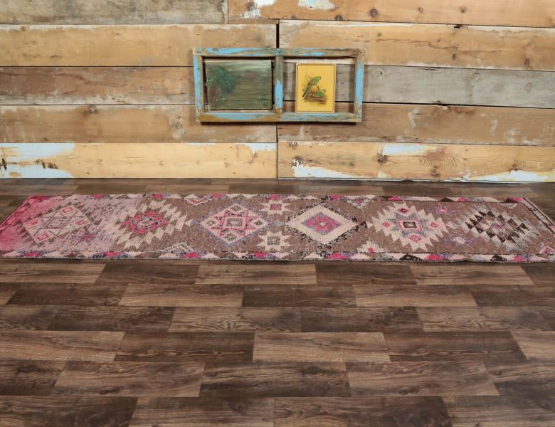 Vintage Anatolian Runner Rug - 24369