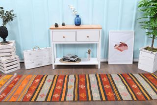 Vintage Kilim Runner Rug - Thumbnail