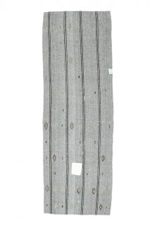 3x10 Vintage Kilim Striped Runner Rug - Thumbnail