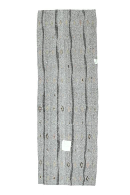 3x10 Vintage Kilim Striped Runner Rug