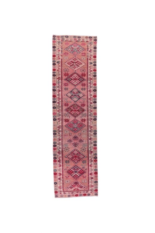 Vintage Pink Runner Rug