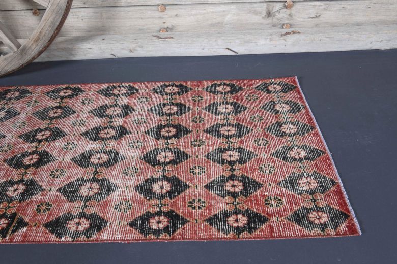 3x10 Wool Antique Runner Rug