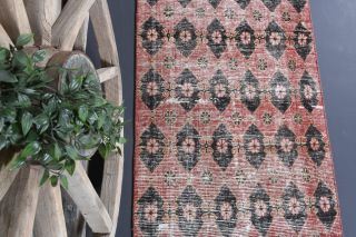 3x10 Wool Antique Runner Rug - Thumbnail