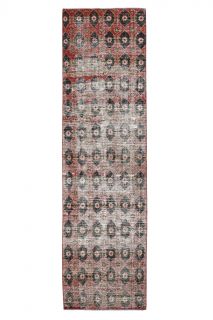 3x10 Wool Antique Runner Rug - Thumbnail